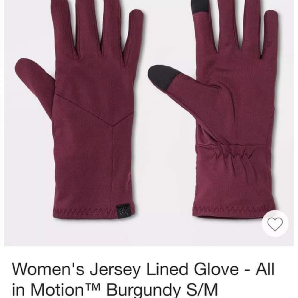 Womens Jersey Lined Gloves